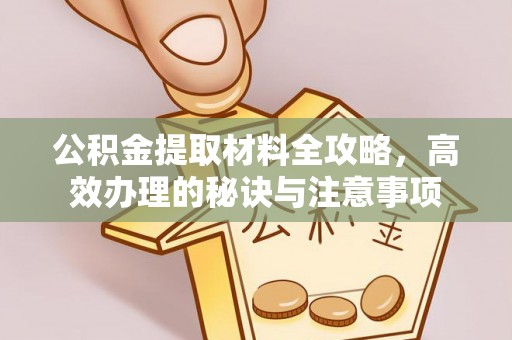 崖州公积金提取材料全攻略，高效办理的秘诀与注意事项