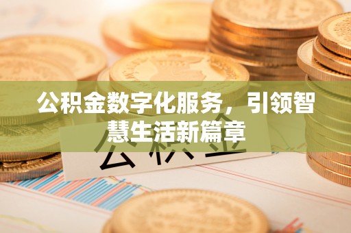 崖州公积金数字化服务，引领智慧生活新篇章