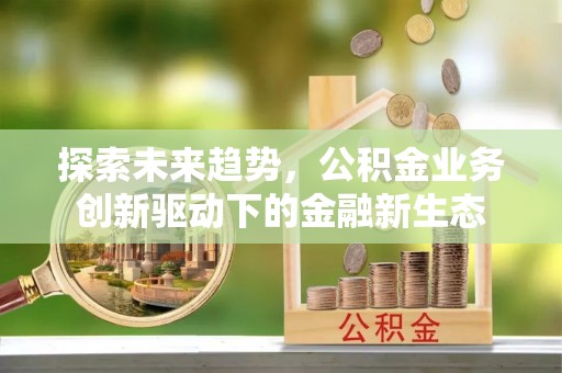 崖州探索未来趋势，公积金业务创新驱动下的金融新生态