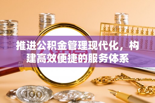 崖州推进公积金管理现代化，构建高效便捷的服务体系