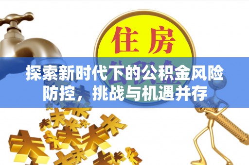 崖州探索新时代下的公积金风险防控，挑战与机遇并存