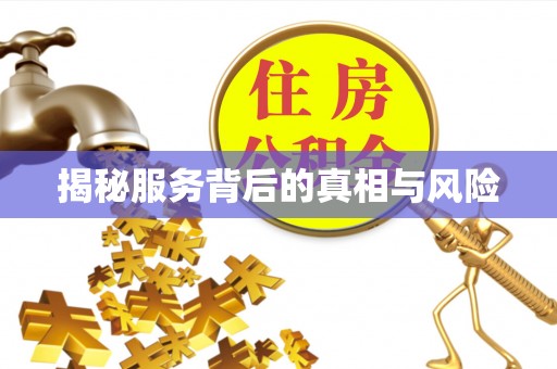 崖州揭秘服务背后的真相与风险