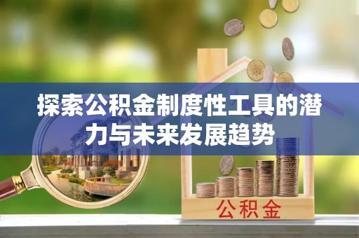 崖州探索公积金制度性工具的潜力与未来发展趋势