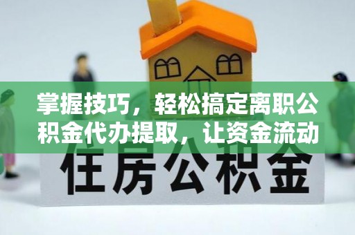 崖州掌握技巧，轻松搞定离职公积金代办提取，让资金流动更便捷