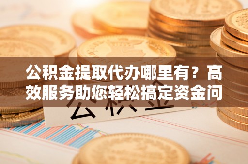 崖州公积金提取代办哪里有？高效服务助您轻松搞定资金问题