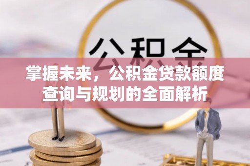 崖州掌握未来，公积金贷款额度查询与规划的全面解析