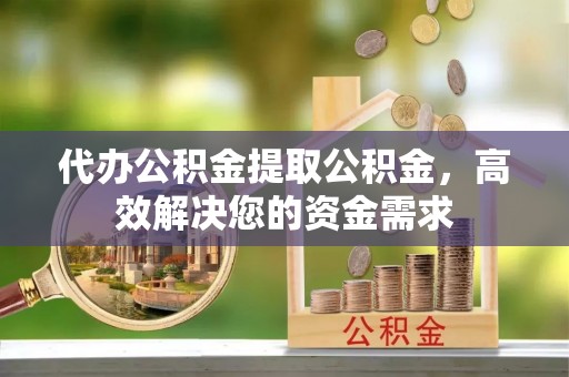 崖州代办公积金提取公积金，高效解决您的资金需求