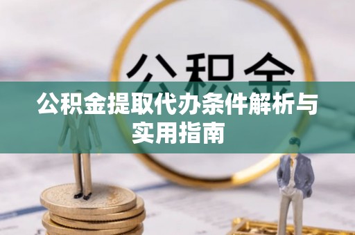 崖州公积金提取代办条件解析与实用指南