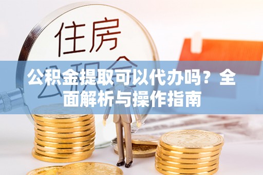 崖州公积金提取可以代办吗？全面解析与操作指南