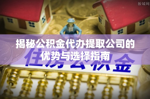 崖州揭秘公积金代办提取公司的优势与选择指南