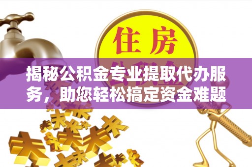 崖州揭秘公积金专业提取代办服务，助您轻松搞定资金难题