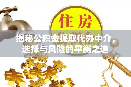 崖州揭秘公积金提取代办中介，选择与风险的平衡之道