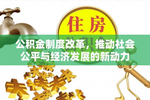 崖州公积金制度改革，推动社会公平与经济发展的新动力