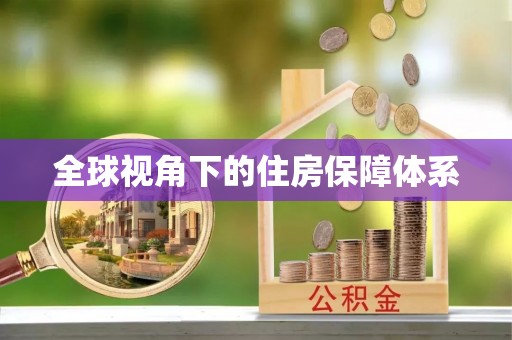 崖州全球视角下的住房保障体系