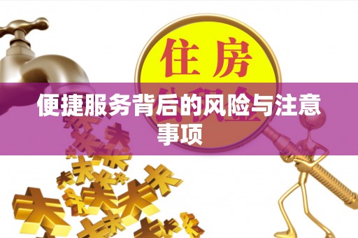 崖州便捷服务背后的风险与注意事项